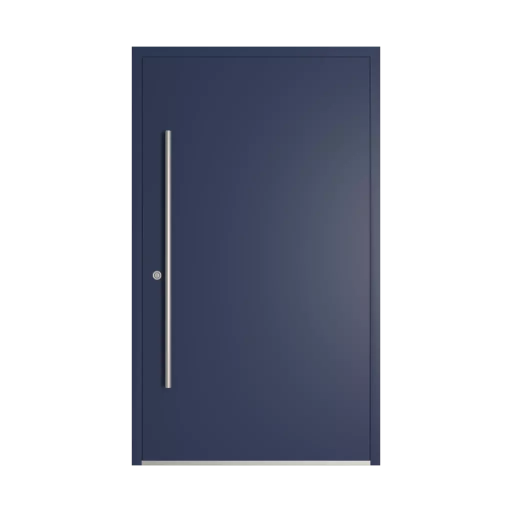 RAL 5003 Sapphire blue entry-doors models dindecor sl01  