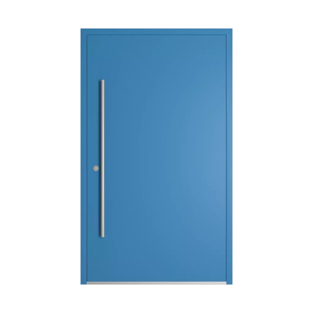 RAL 5012 Light blue entry-doors models adezo wilno  