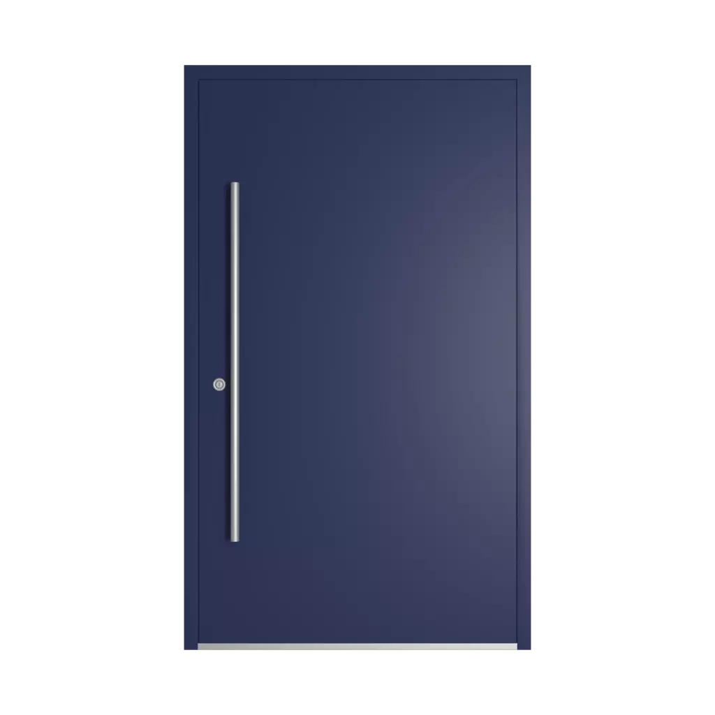 RAL 5013 Cobalt blue entry-doors models dindecor model-5041  