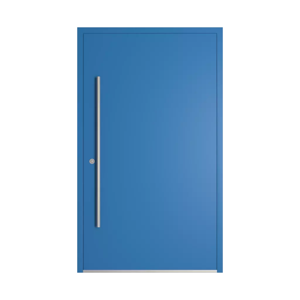 RAL 5015 Sky blue entry-doors models dindecor sk01-beton  