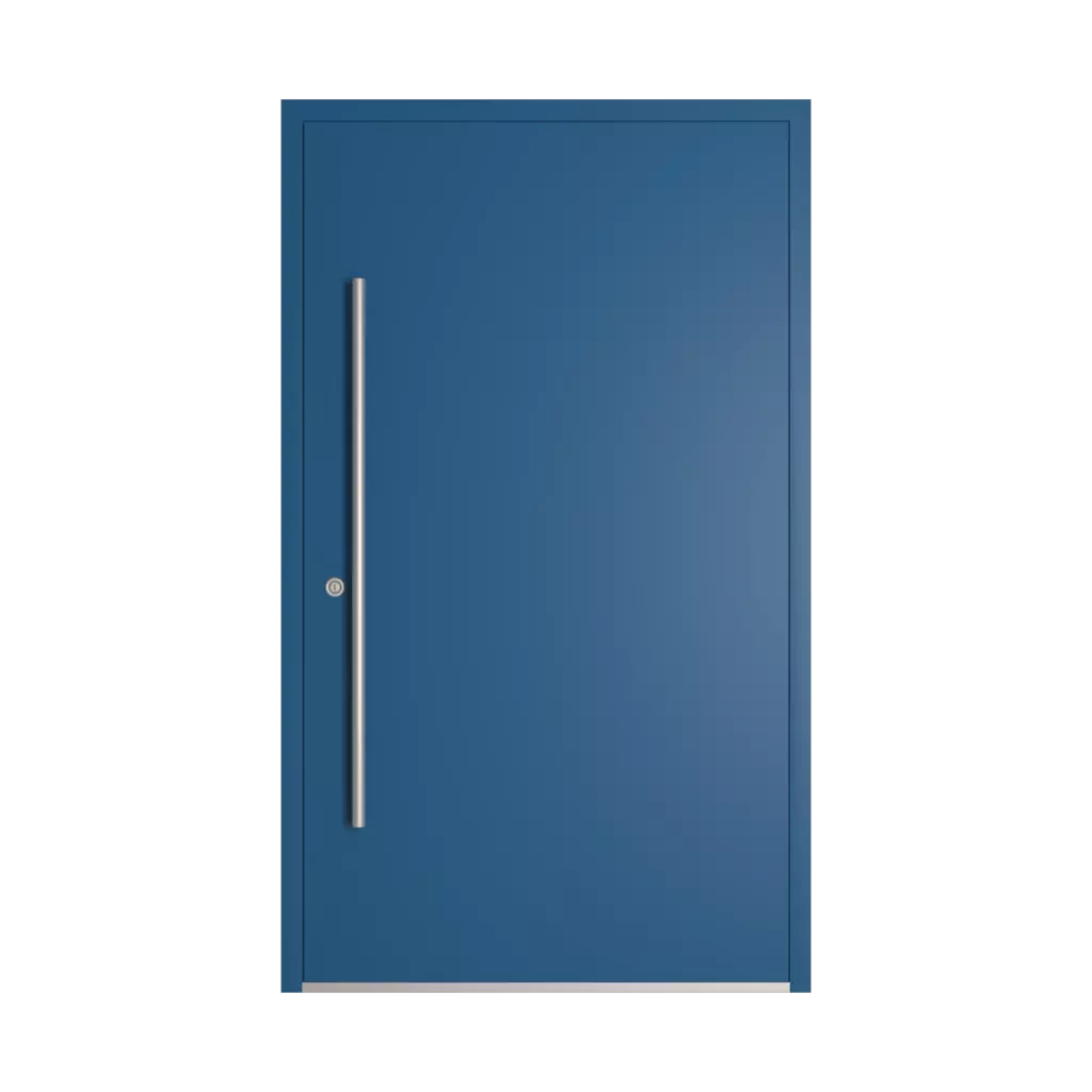 RAL 5019 Capri blue entry-doors models dindecor model-6129  