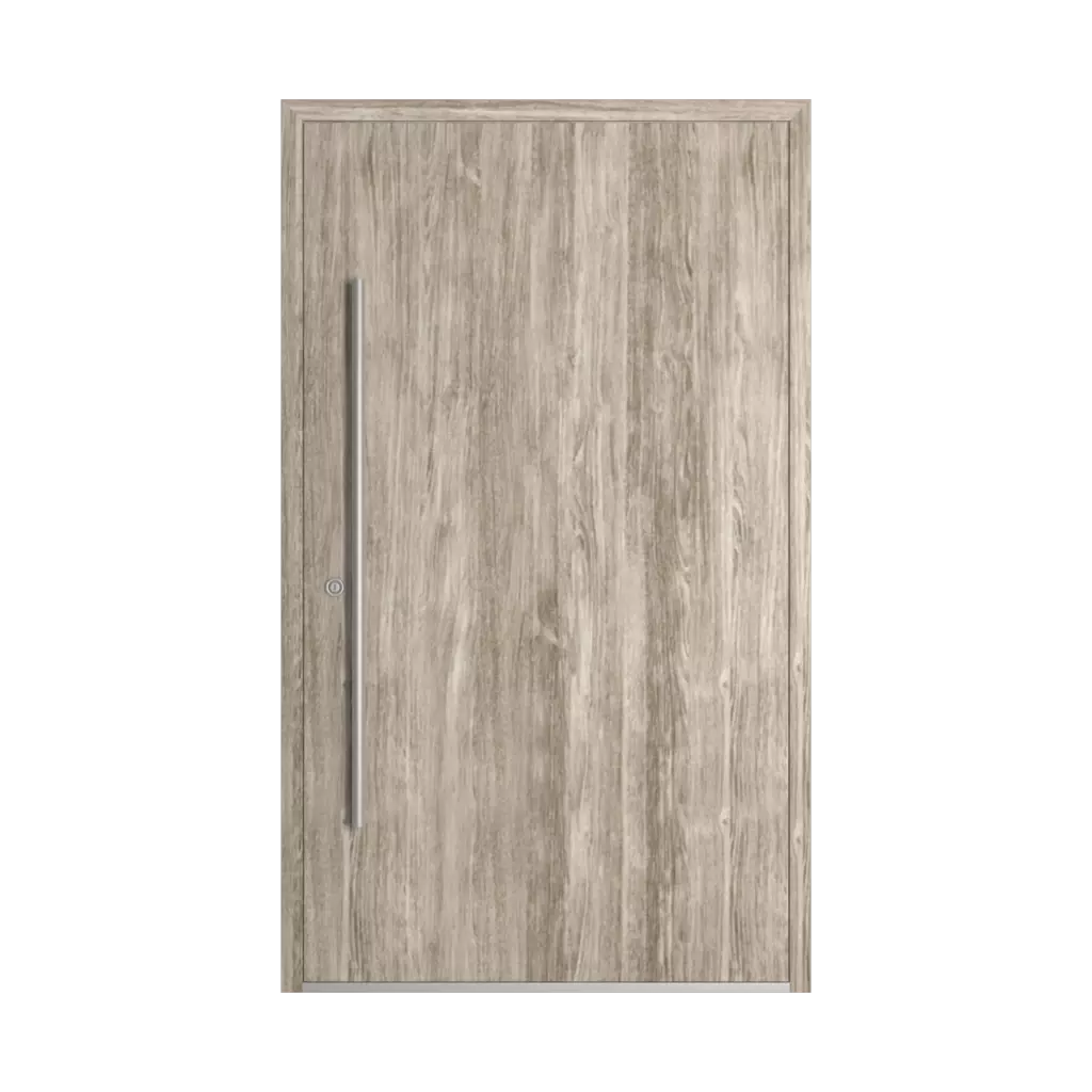 Sheffield oak alpine woodec entry-doors models dindecor 1301-black  