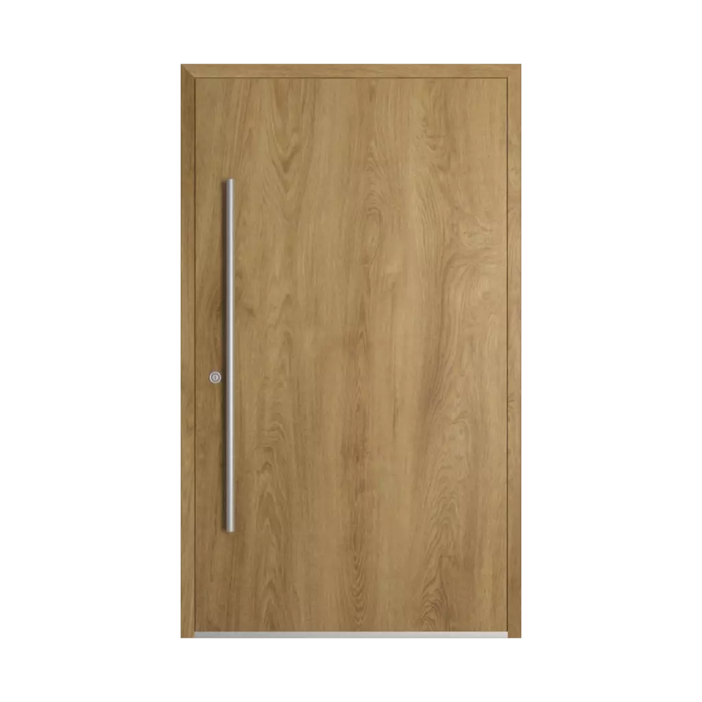 Natural oak entry-doors models dindecor sl01  
