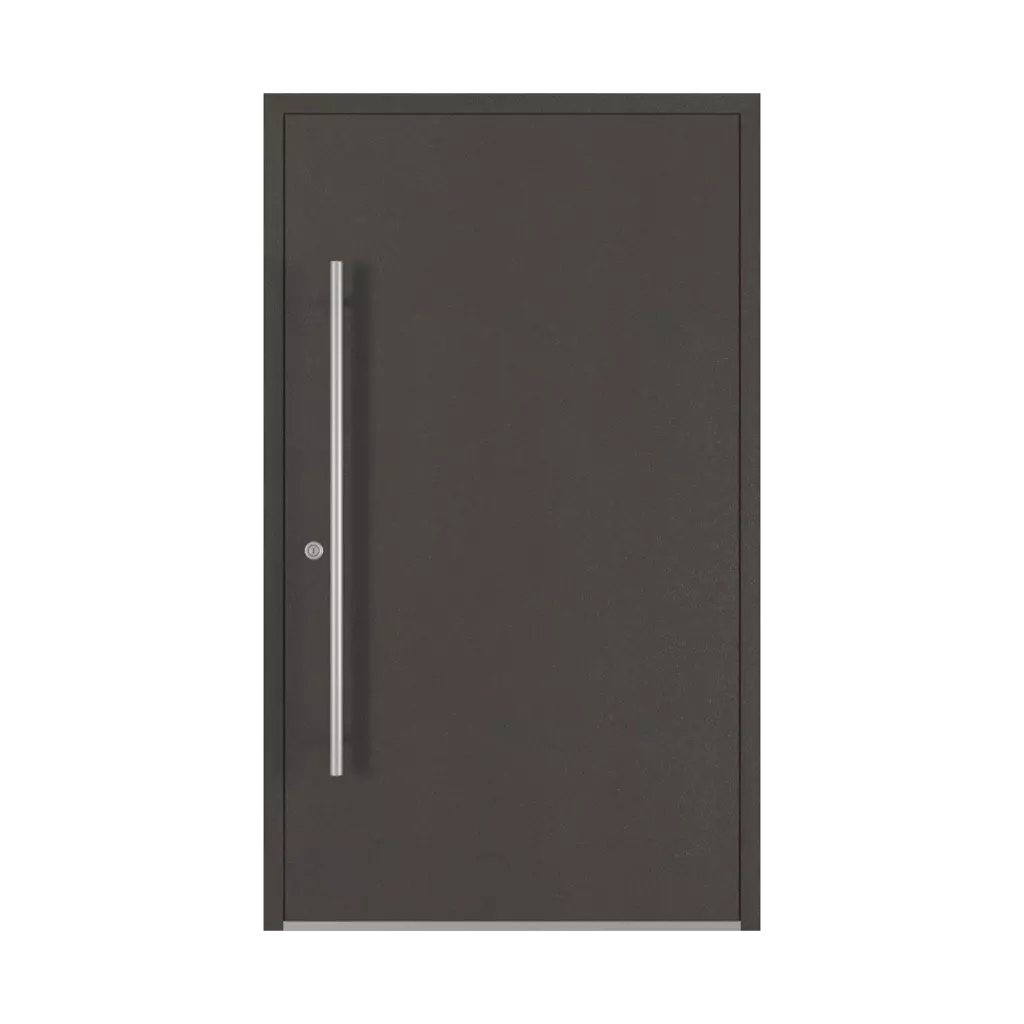 Umber gray aludec entry-doors models dindecor model-5041  