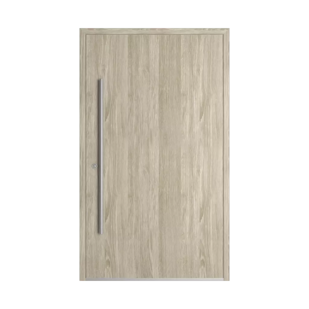 Bright sheffield oak ✨ entry-doors models dindecor 6132-black  