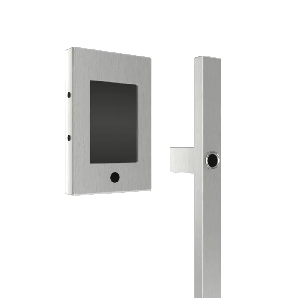 Electronics in pull handles entry-doors door-accessories escutcheons odin 