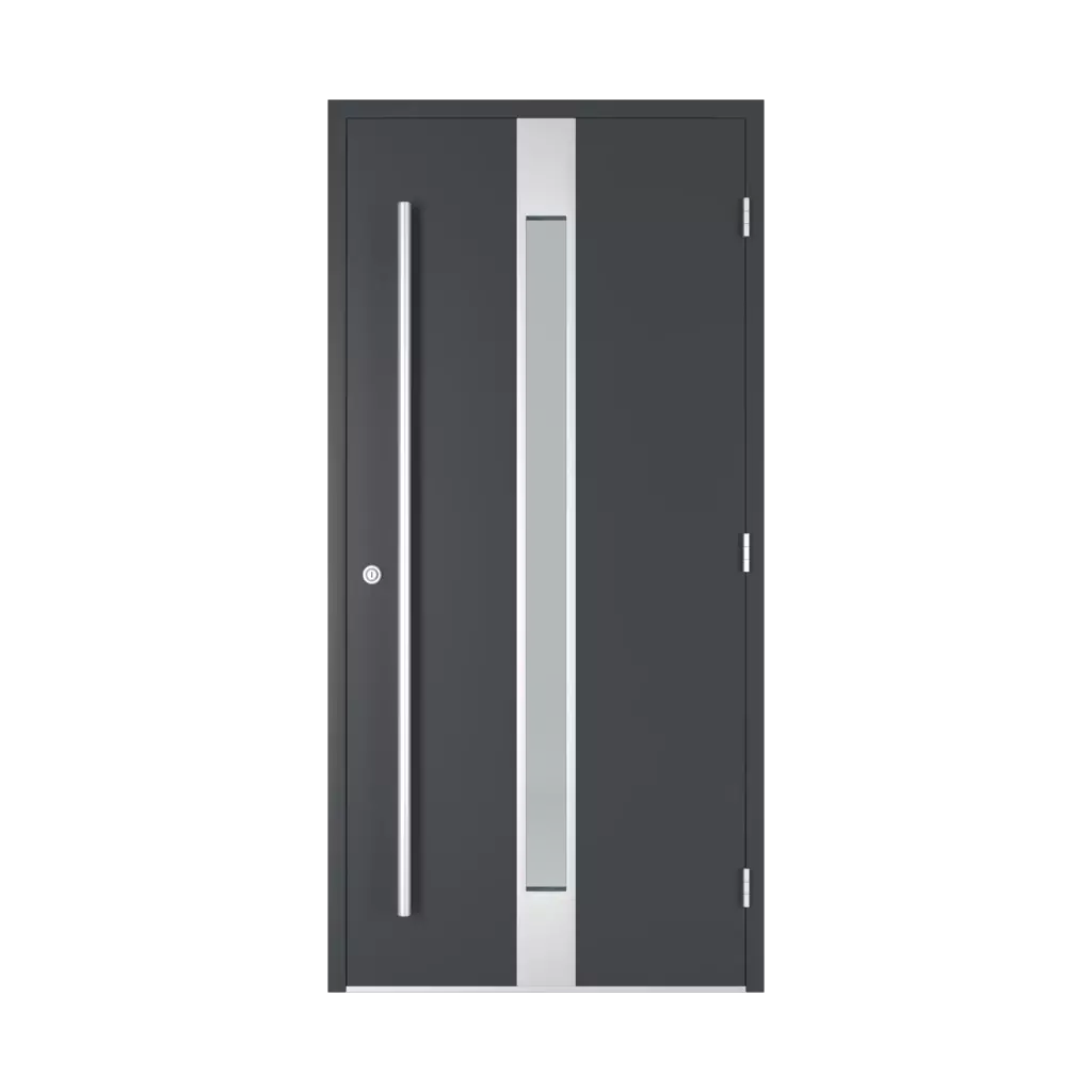 Door without transom entry-doors models-of-door-fillings pvc glazed