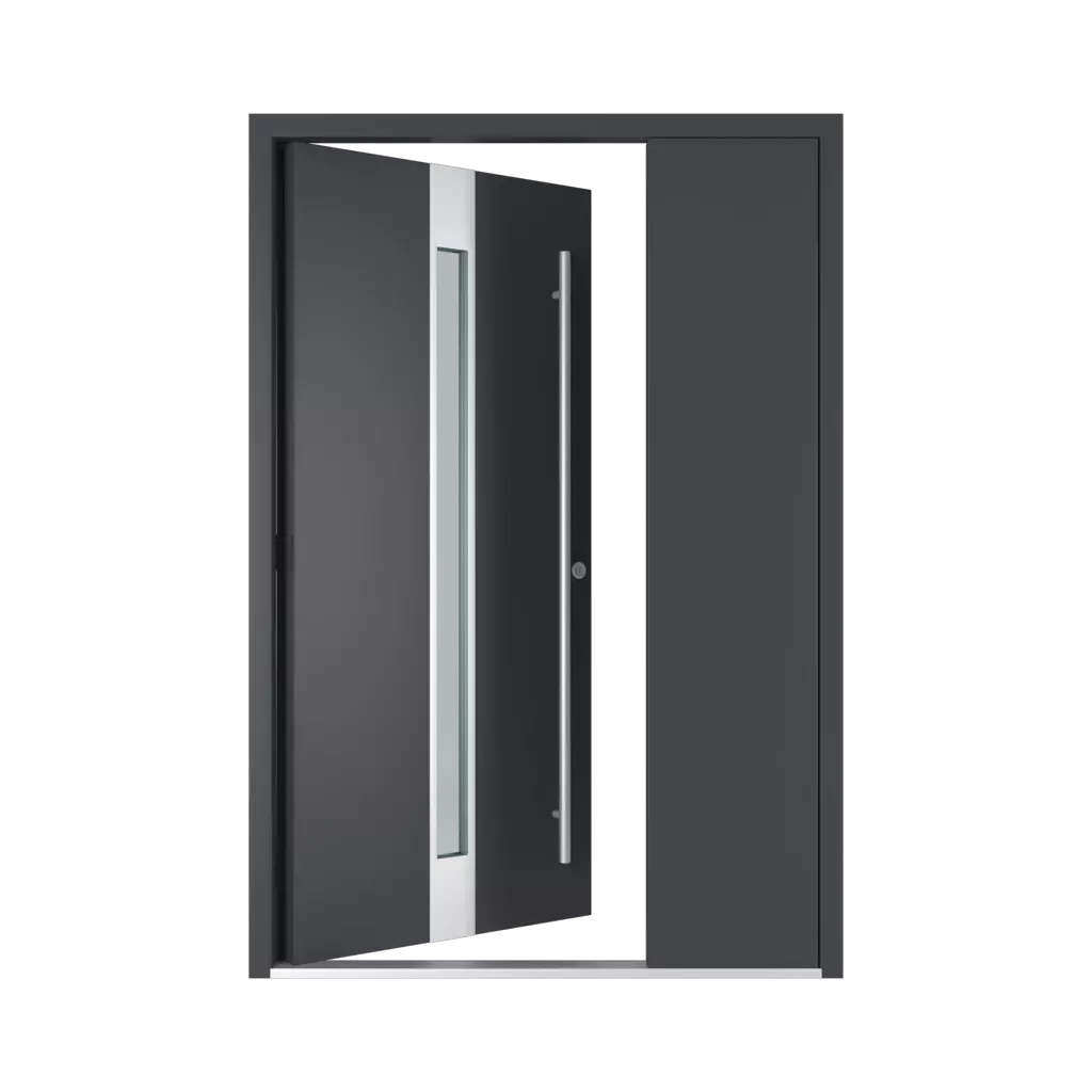 The right one opens inwards entry-doors models dindecor 6132-black  