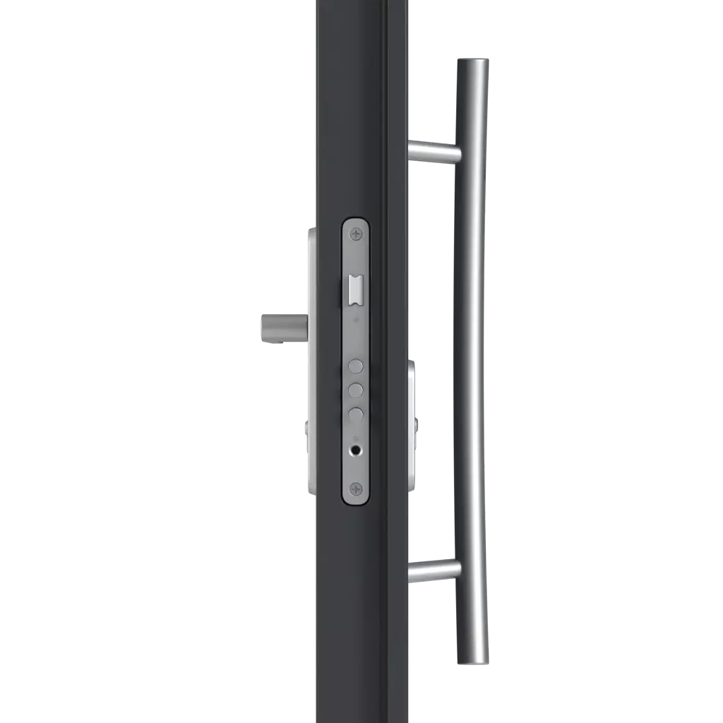Handle/pull handle entry-doors opening-method    