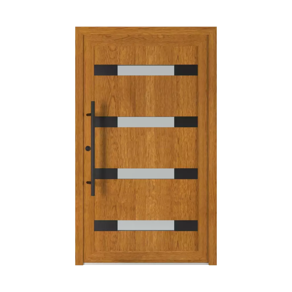 5008 PVC Black entry-doors models dindecor 