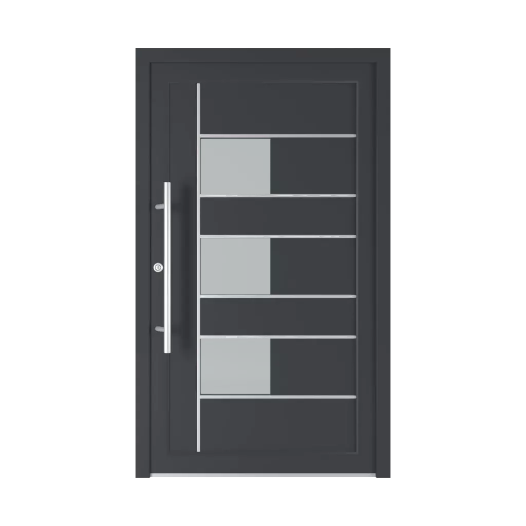 5026 PVC entry-doors models glazed 