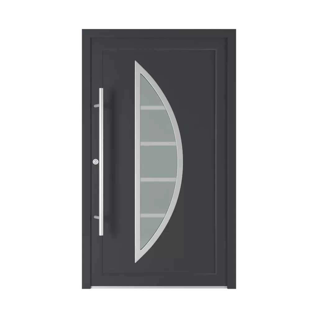 6008 PVC entry-doors models glazed 