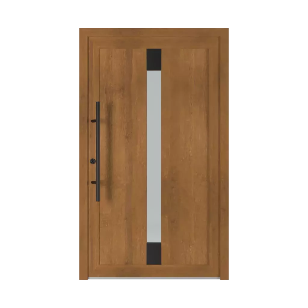 1301 PVC Black entry-doors models pvc 