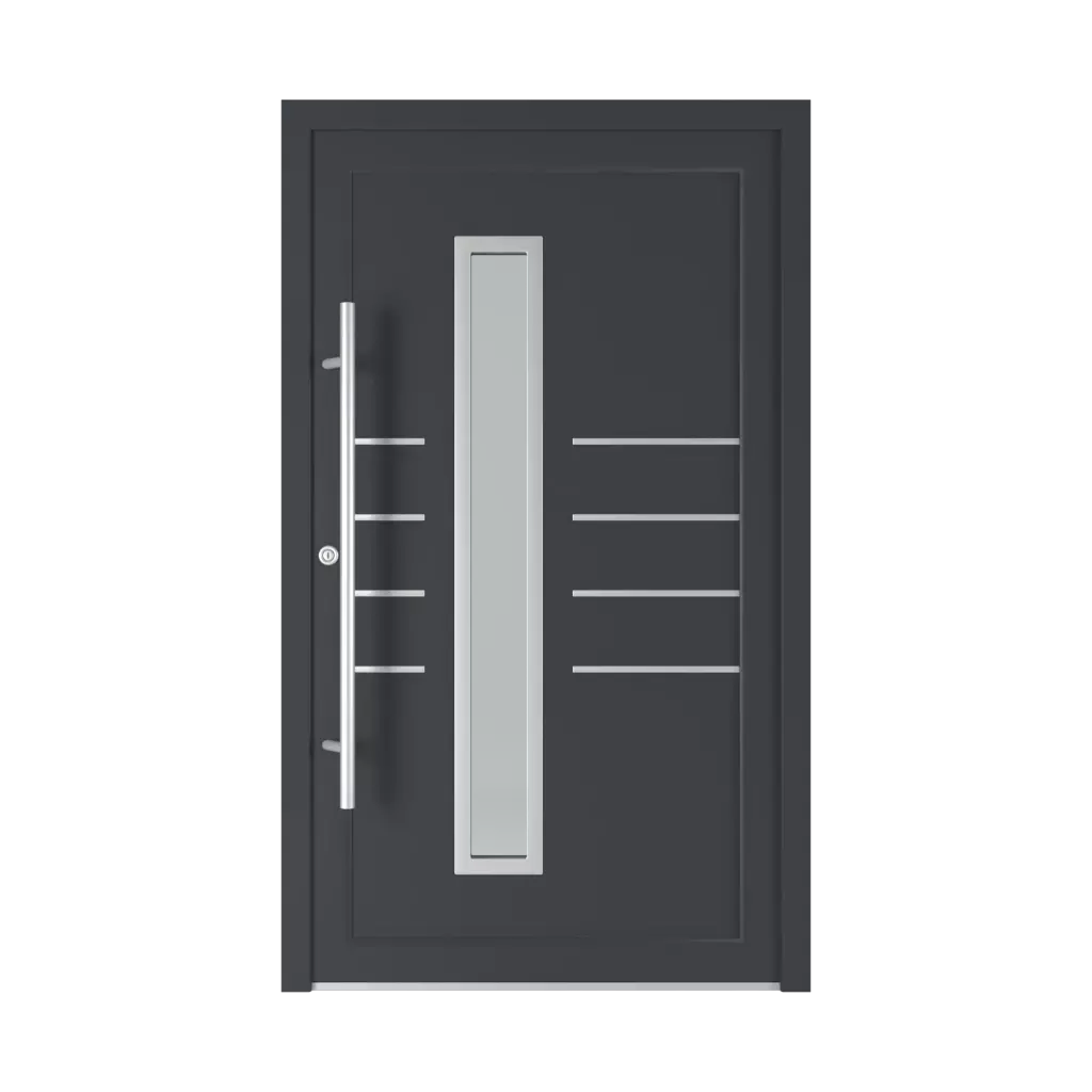 6011 PVC entry-doors models glazed 