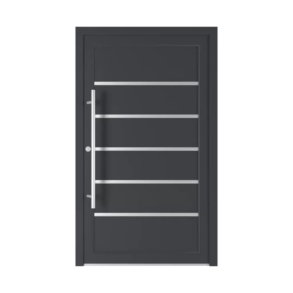 Model 6013 PVC ✨ entry-doors models-of-door-fillings dindecor types-of-door-fillings
