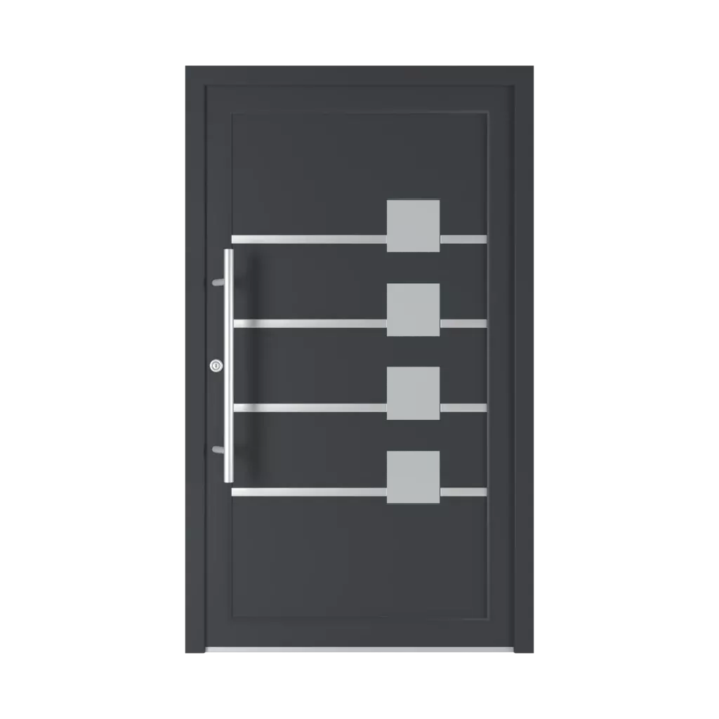 6023 PVC entry-doors models glazed 