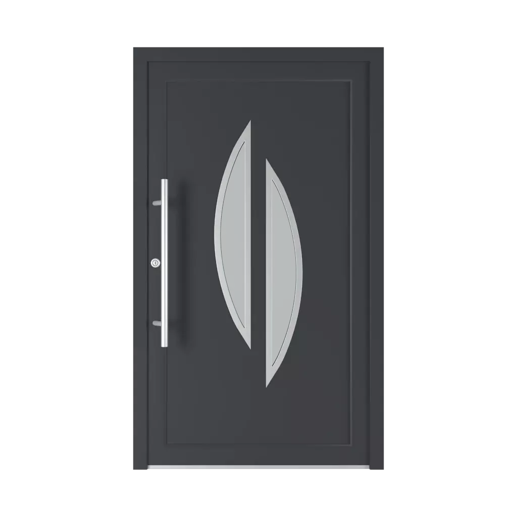 6027 PVC entry-doors models glazed 