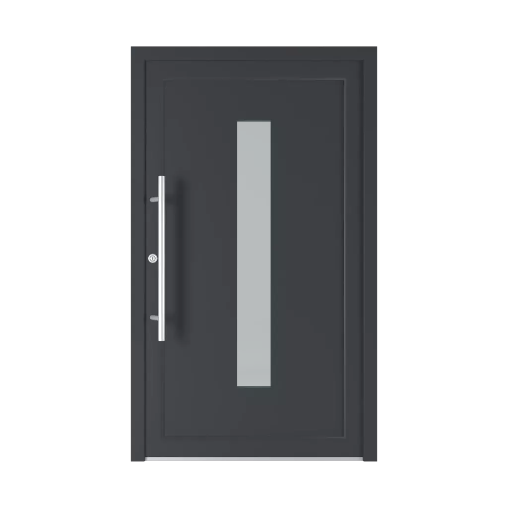 Model 6030 PVC entry-doors models-of-door-fillings dindecor types-of-door-fillings