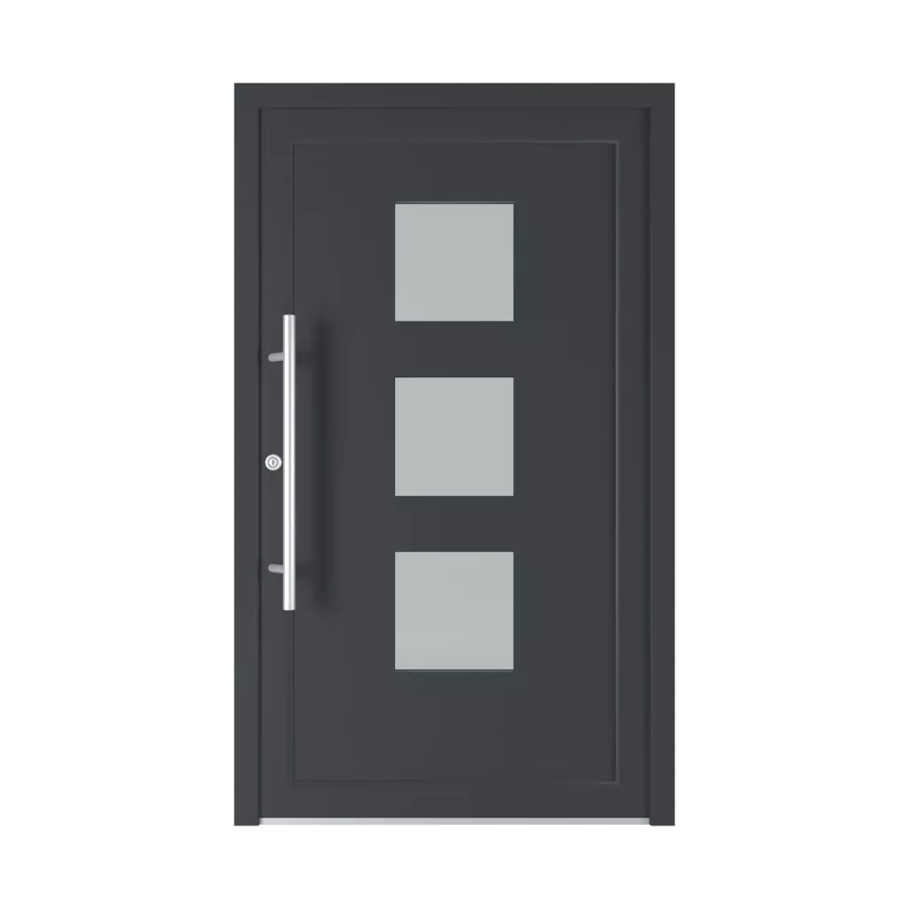 Model 6031 PVC entry-doors models-of-door-fillings dindecor types-of-door-fillings