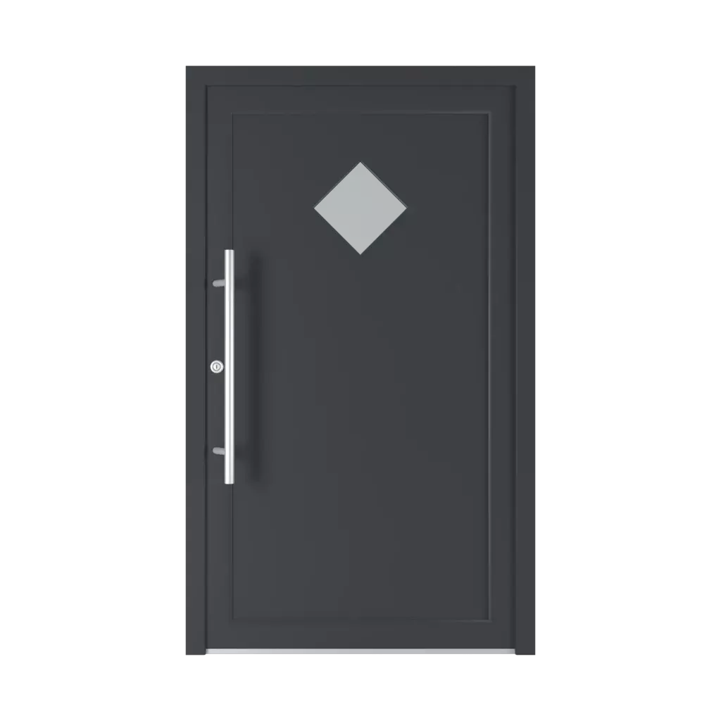 Model 6032 PVC entry-doors models-of-door-fillings dindecor types-of-door-fillings