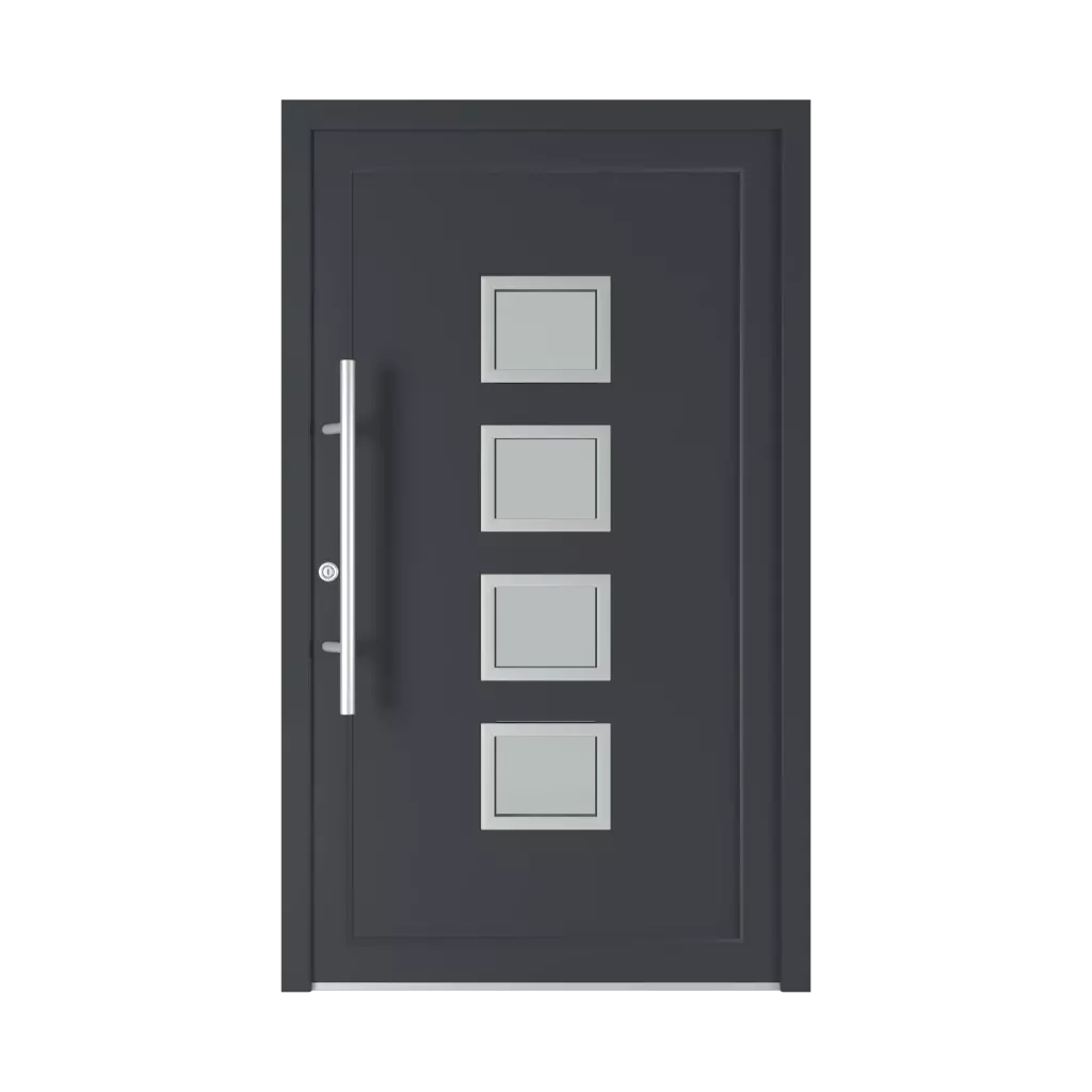 Model 1701PVC entry-doors models-of-door-fillings dindecor types-of-door-fillings