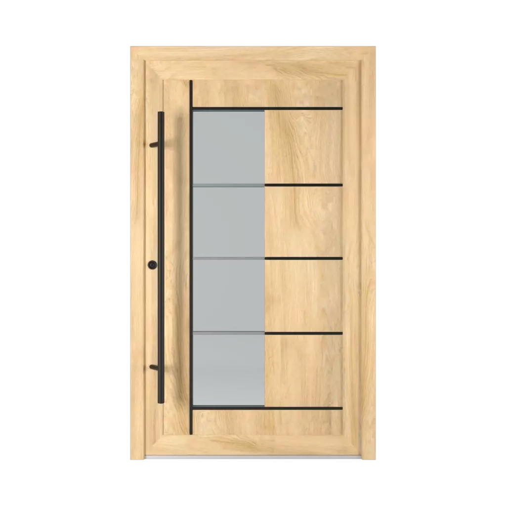 Model 2802 PVC Black products entry-doors    