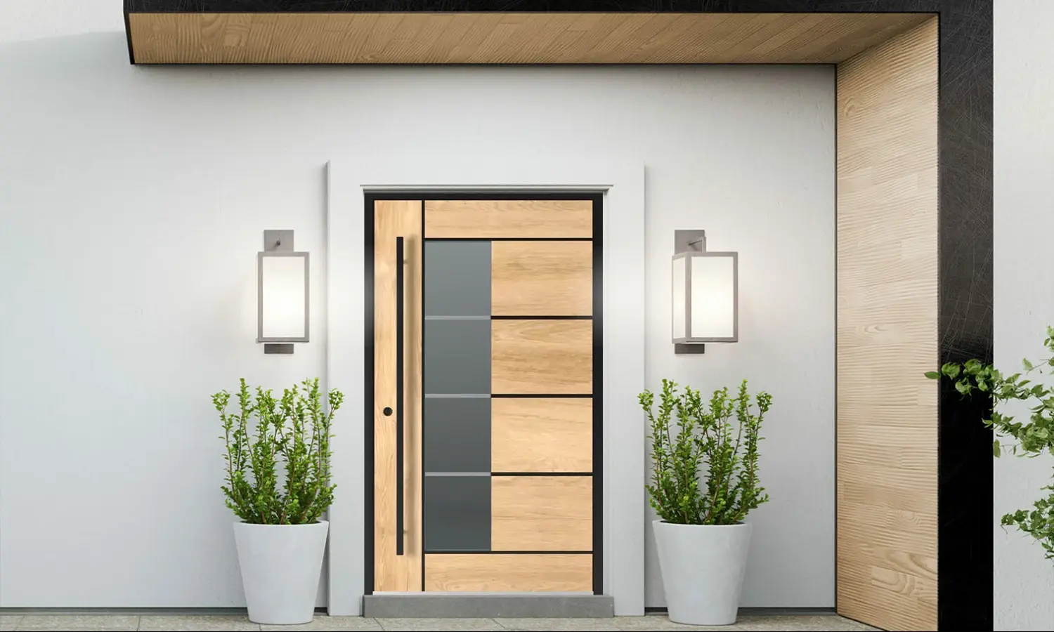 2802 Black entry-doors models dindecor 2802-black  