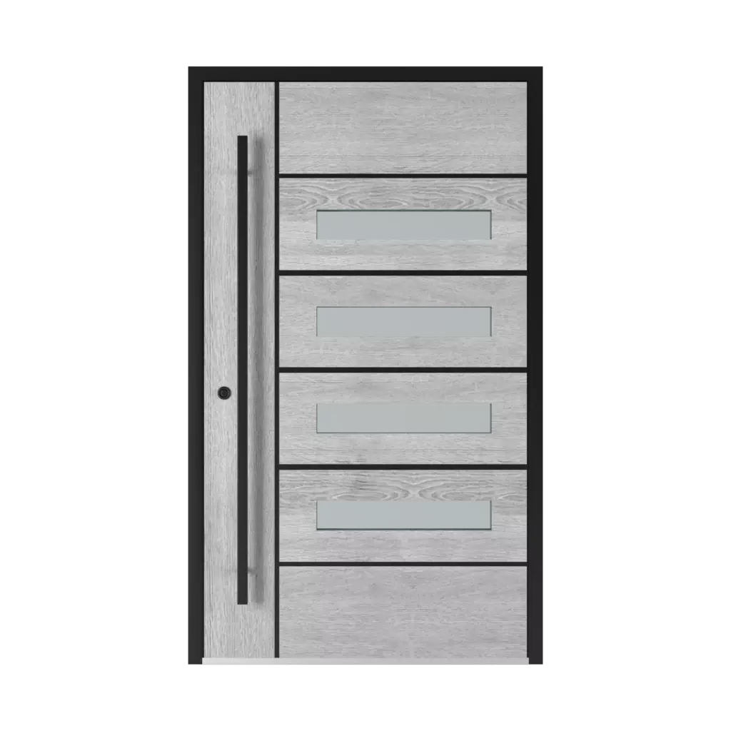 Model 5007 Black products entry-doors    