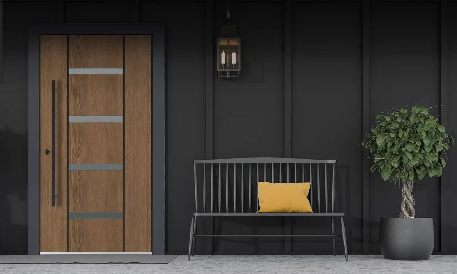 6102 Black ✨ entry-doors models dindecor 6102-black  