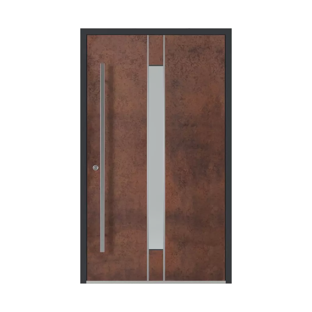 SK05 Corten 🏆 entry-doors models glazed 