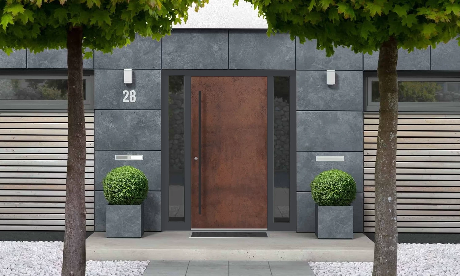 SK02 Corten 🏆 entry-doors models dindecor sk02-corten  