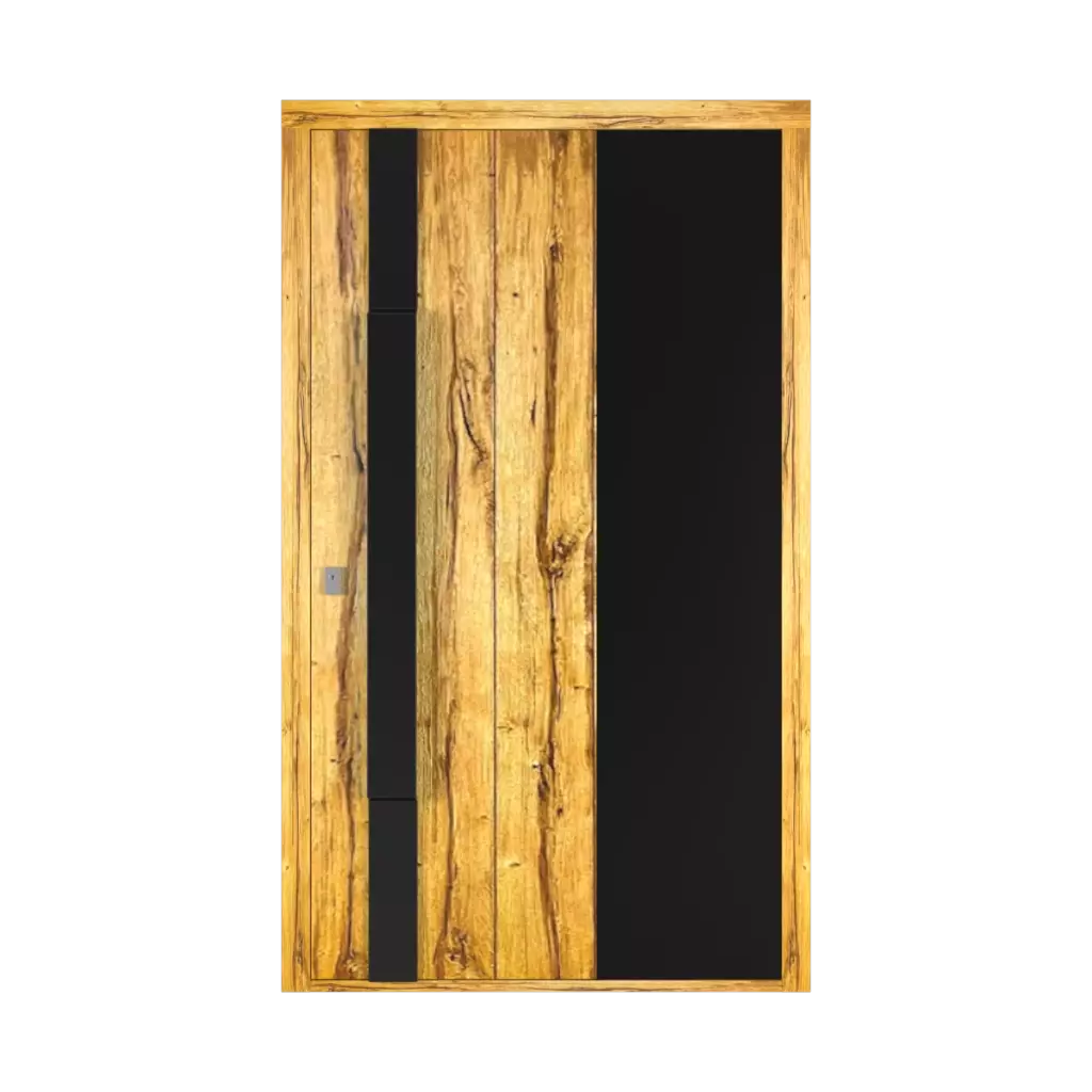 Wood entry-doors models dindecor 6132-black