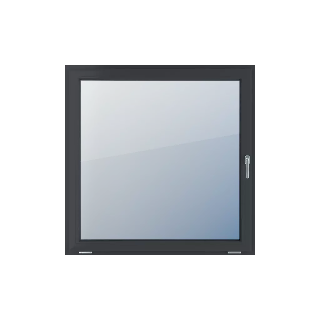 Single-leaf products pvc-windows    