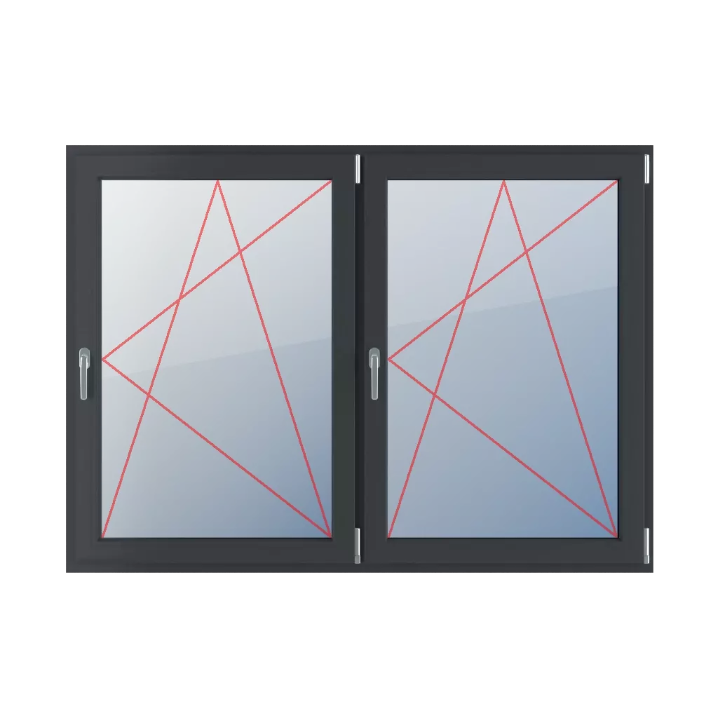 Tilt & turn right windows types-of-windows double-leaf symmetrical-division-horizontal-50-50  