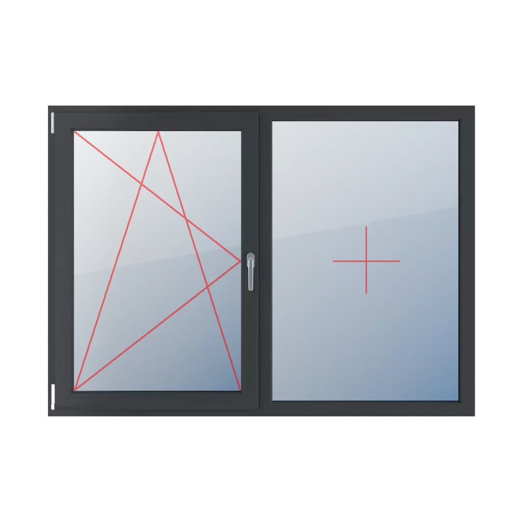 Tilt and turn left, fixed glazing in the frame windows types-of-windows double-leaf symmetrical-division-horizontal-50-50 tilt-and-turn-left-fixed-glazing-in-the-frame 
