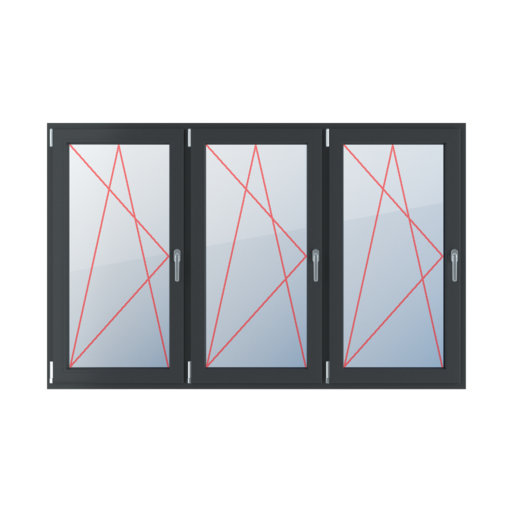 Tilt & turn left windows types-of-windows triple-leaf symmetrical-division-horizontally-33-33-33 tilt-turn-left 