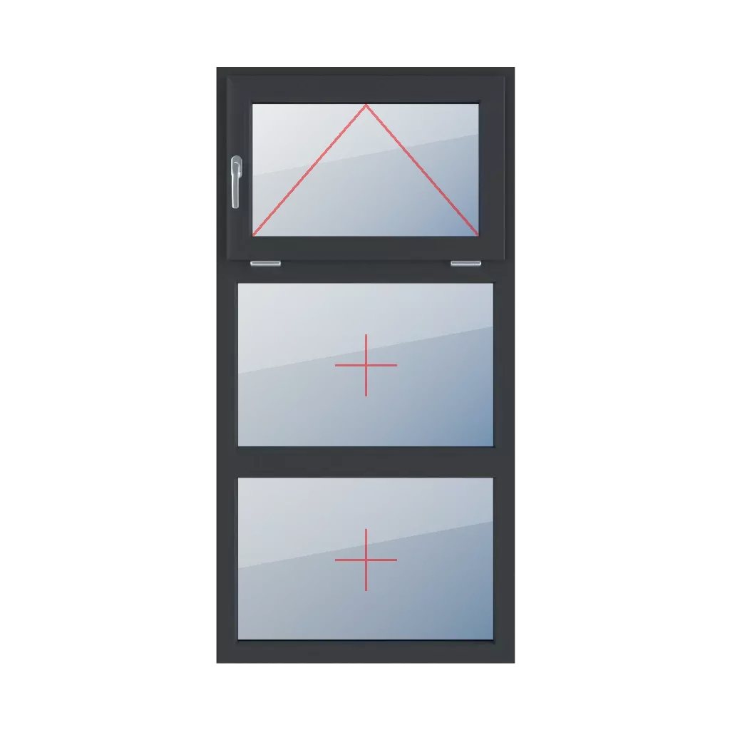 Left-hinged, fixed glazing in the frame windows types-of-windows triple-leaf vertical-symmetrical-division-33-33-33 left-hinged-fixed-glazing-in-the-frame 