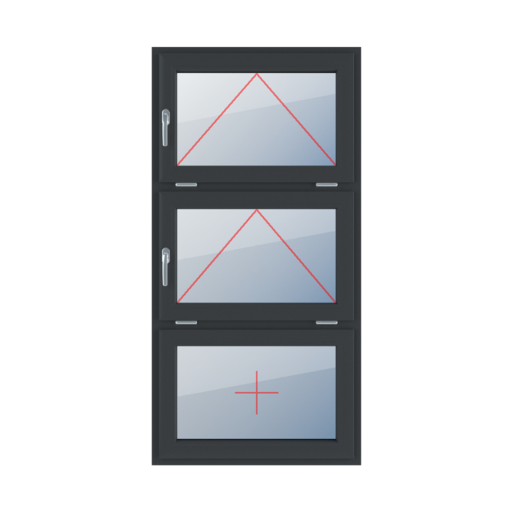 Tilt with a handle on the left, tilt with a handle on the left, fixed glazing in the wing windows types-of-windows triple-leaf vertical-symmetrical-division-33-33-33 tilt-with-a-handle-on-the-left-tilt-with-a-handle-on-the-left-fixed-glazing-in-the-wing 