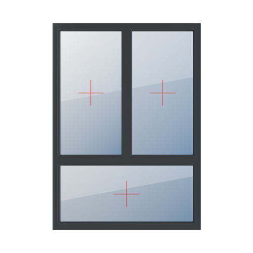 Permanent glazing in the frame windows types-of-windows triple-leaf vertical-asymmetric-division-70-30 permanent-glazing-in-the-frame 