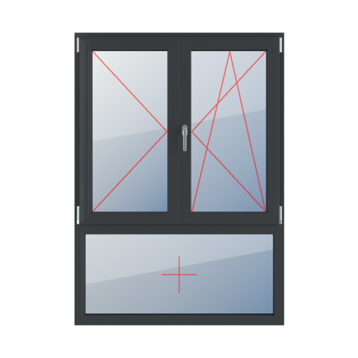 Left-hand side-hung, movable mullion, right-hand turn-tilt, fixed glazing in the frame windows types-of-windows triple-leaf 70-30-vertical-asymmetrical-division-with-a-movable-mullion left-hand-side-hung-movable-mullion-right-hand-turn-tilt-fixed-glazing-in-the-frame 