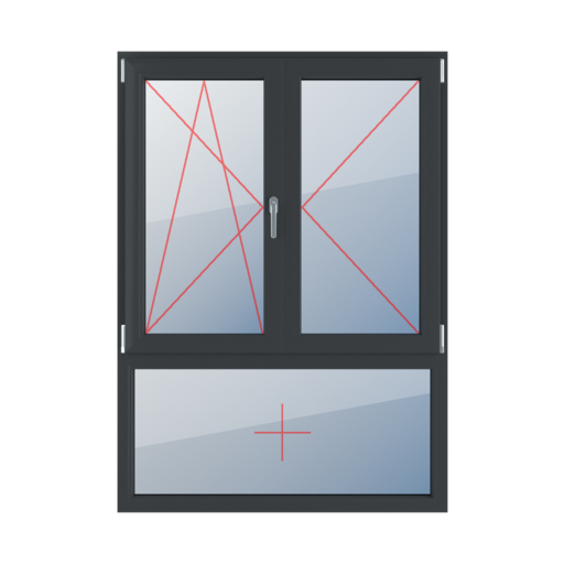Left-hand turn-tilt, right-hand turn, movable mullion, fixed glazing in the frame windows types-of-windows triple-leaf 70-30-vertical-asymmetrical-division-with-a-movable-mullion left-hand-turn-tilt-right-hand-turn-movable-mullion-fixed-glazing-in-the-frame 
