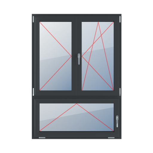 Turn left, movable mullion, turn-tilt right, tilt, with a handle on the right windows types-of-windows triple-leaf 70-30-vertical-asymmetrical-division-with-a-movable-mullion turn-left-movable-mullion-turn-tilt-right-tilt-with-a-handle-on-the-right 