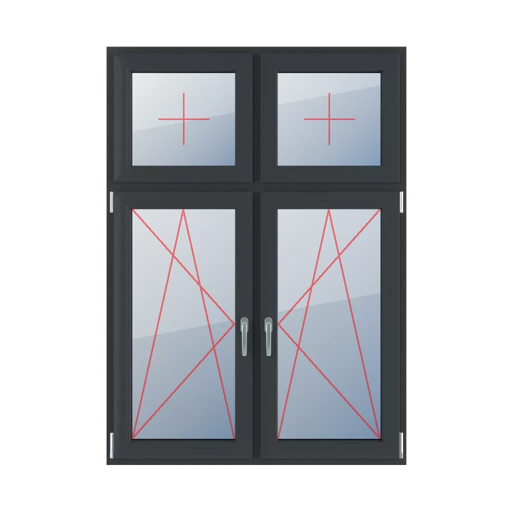 Fixed glazing in the leaf, left-hand turn-tilt, right-hand turn-tilt glazing windows types-of-windows four-leaf vertical-asymmetric-division-30-70 fixed-glazing-in-the-leaf-left-hand-turn-tilt-right-hand-turn-tilt-glazing 