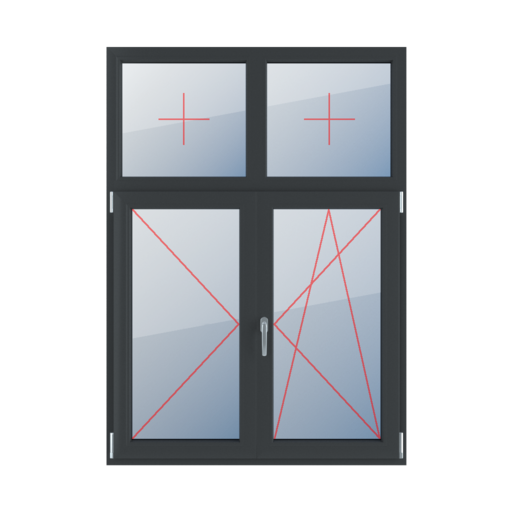 Fixed glazing in a frame, left-hand turn, movable mullion, right-tilt and turn windows types-of-windows four-leaf vertical-asymmetric-division-30-70-with-a-movable-mullion fixed-glazing-in-a-frame-left-hand-turn-movable-mullion-right-tilt-and-turn 