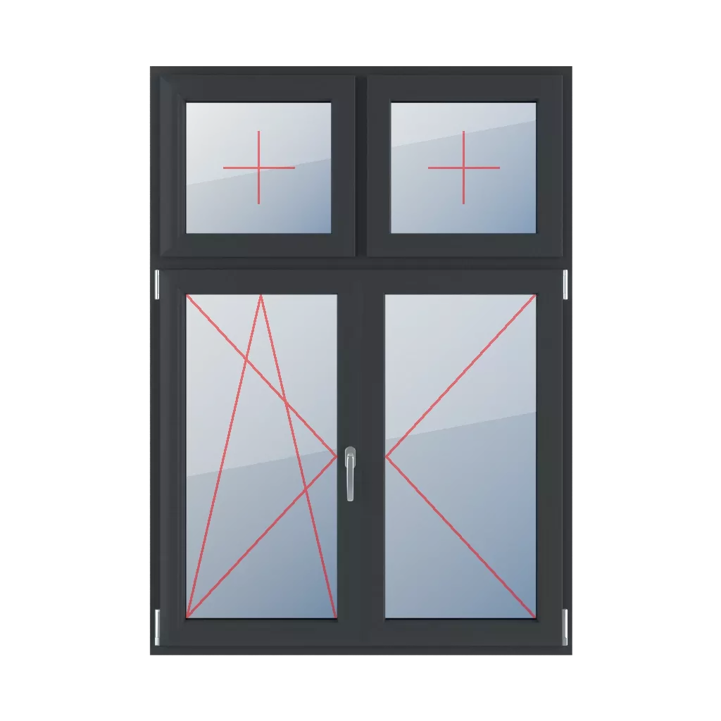 Fixed glazing in the wing, left-tilt and turn glazing, movable mullion, right-hand turn windows types-of-windows four-leaf vertical-asymmetric-division-30-70-with-a-movable-mullion fixed-glazing-in-the-wing-left-tilt-and-turn-glazing-movable-mullion-right-hand-turn 