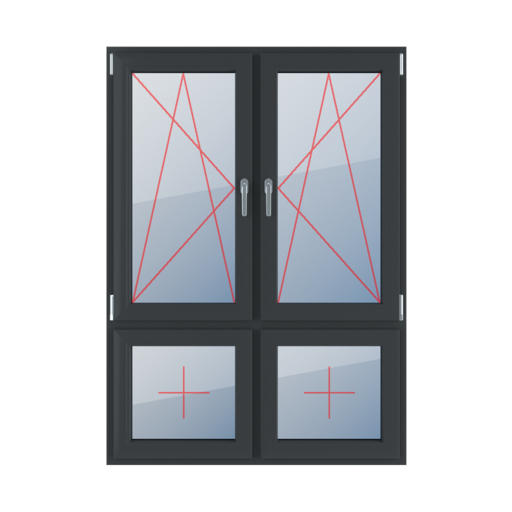 Left-hand turn-tilt, right-hand turn-tilt, fixed glazing in the leaf windows types-of-windows four-leaf vertical-asymmetric-division-70-30 left-hand-turn-tilt-right-hand-turn-tilt-fixed-glazing-in-the-leaf-3 