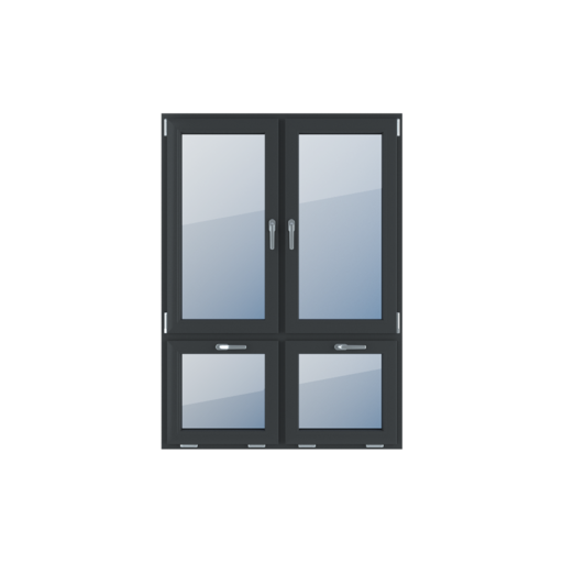 Vertical asymmetric division 70-30 windows types-of-windows four-leaf   
