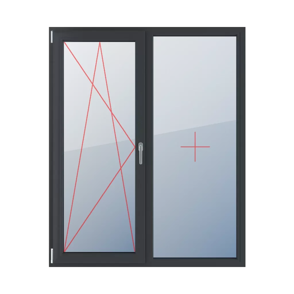 Tilt and turn left, fixed glazing in the frame windows types-of-windows balcony double-leaf tilt-and-turn-left-fixed-glazing-in-the-frame 