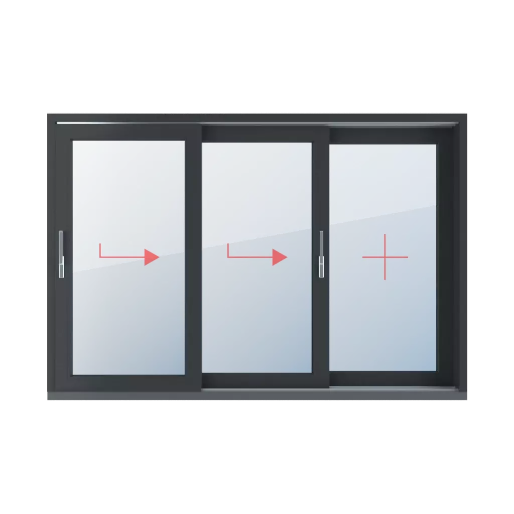 Sliding right, fixed glazing windows types-of-windows hst-lift-and-slide-patio-doors triple-leaf sliding-right-fixed-glazing 