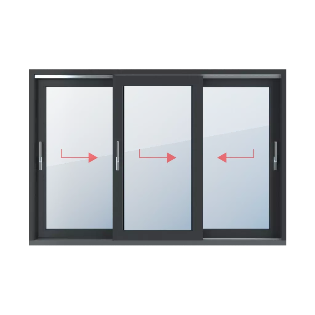 Sliding right, sliding left windows types-of-windows hst-lift-and-slide-patio-doors triple-leaf  